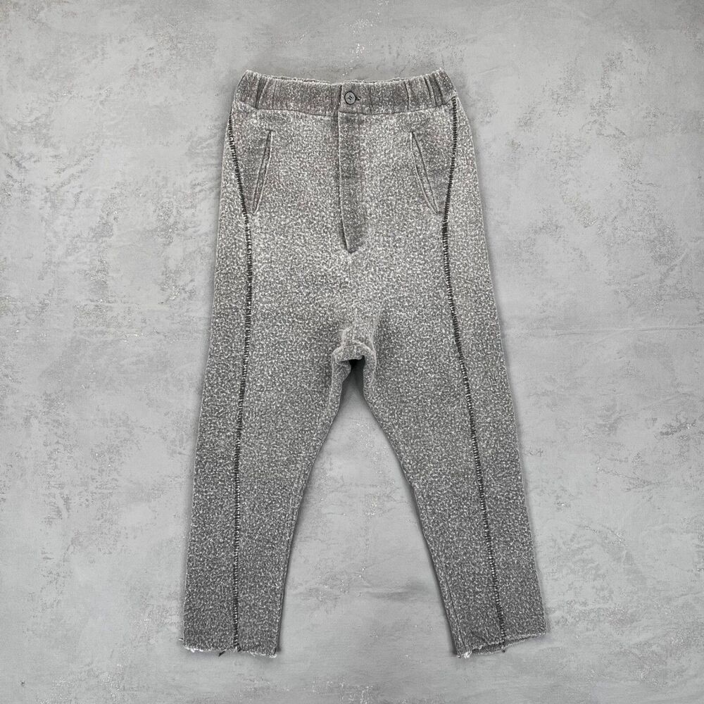10sei0otto - Dieciseizerootto Felted Wool Drop Crotch Pants Fits Men's XS-S